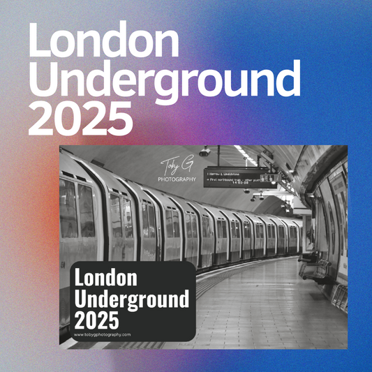 Large London Underground 2025 Calendar