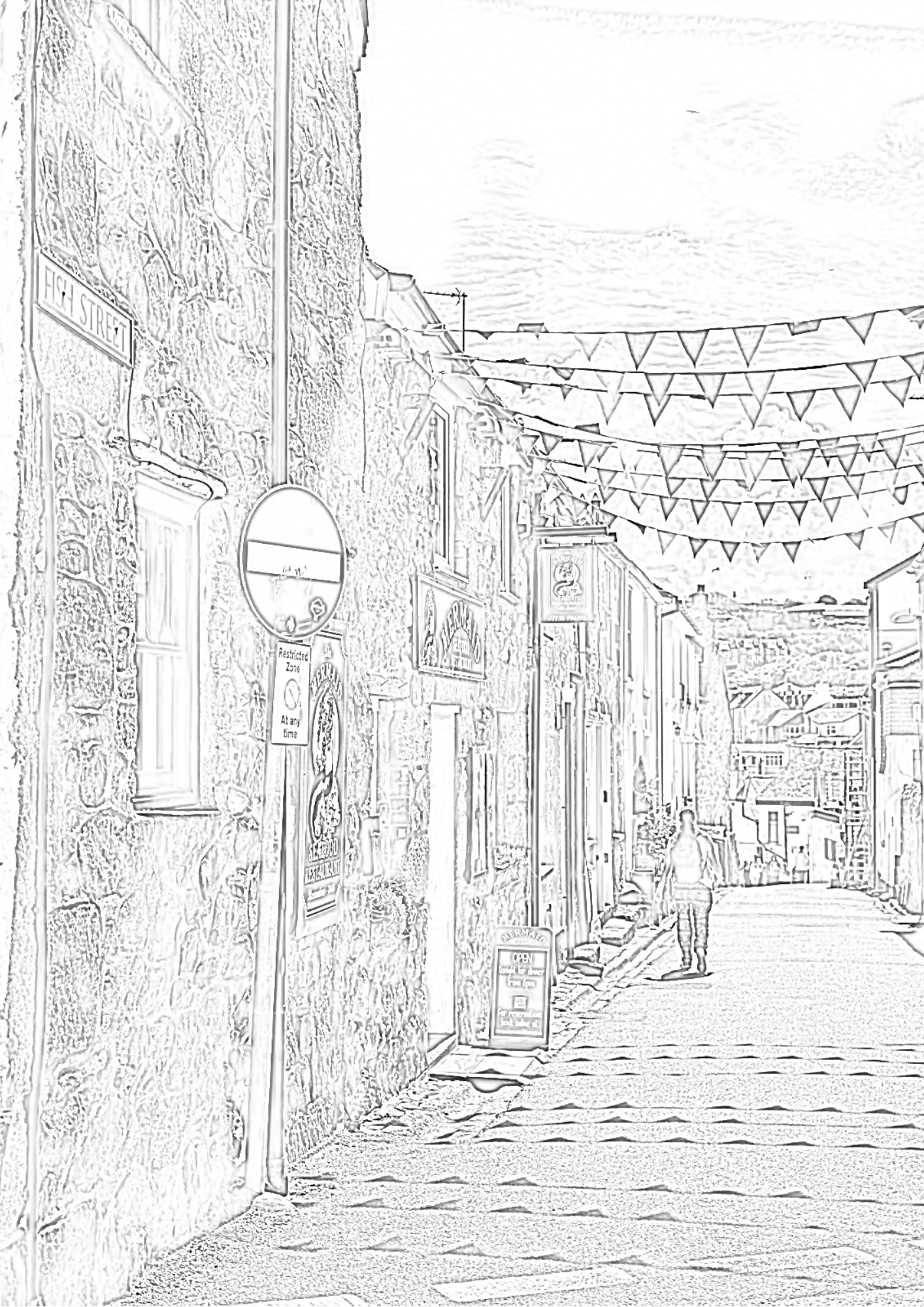 St Ives Cornwall - Colouring Book