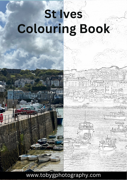 St Ives Cornwall - Colouring Book