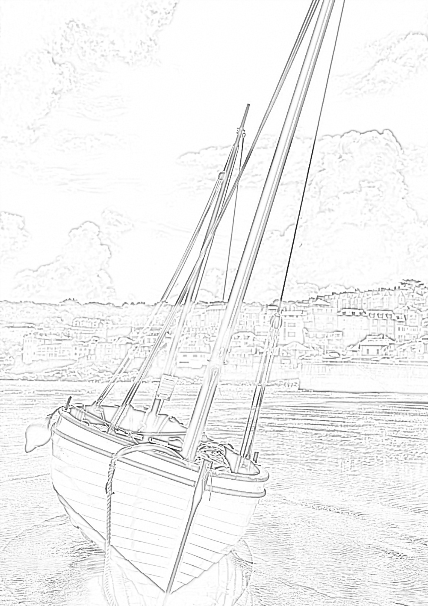 St Ives Cornwall - Colouring Book