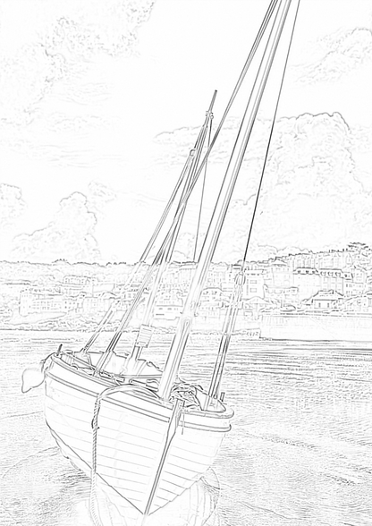 St Ives Cornwall - Colouring Book