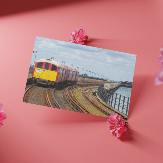 Ryde Pier Train I.O.W - Postcard