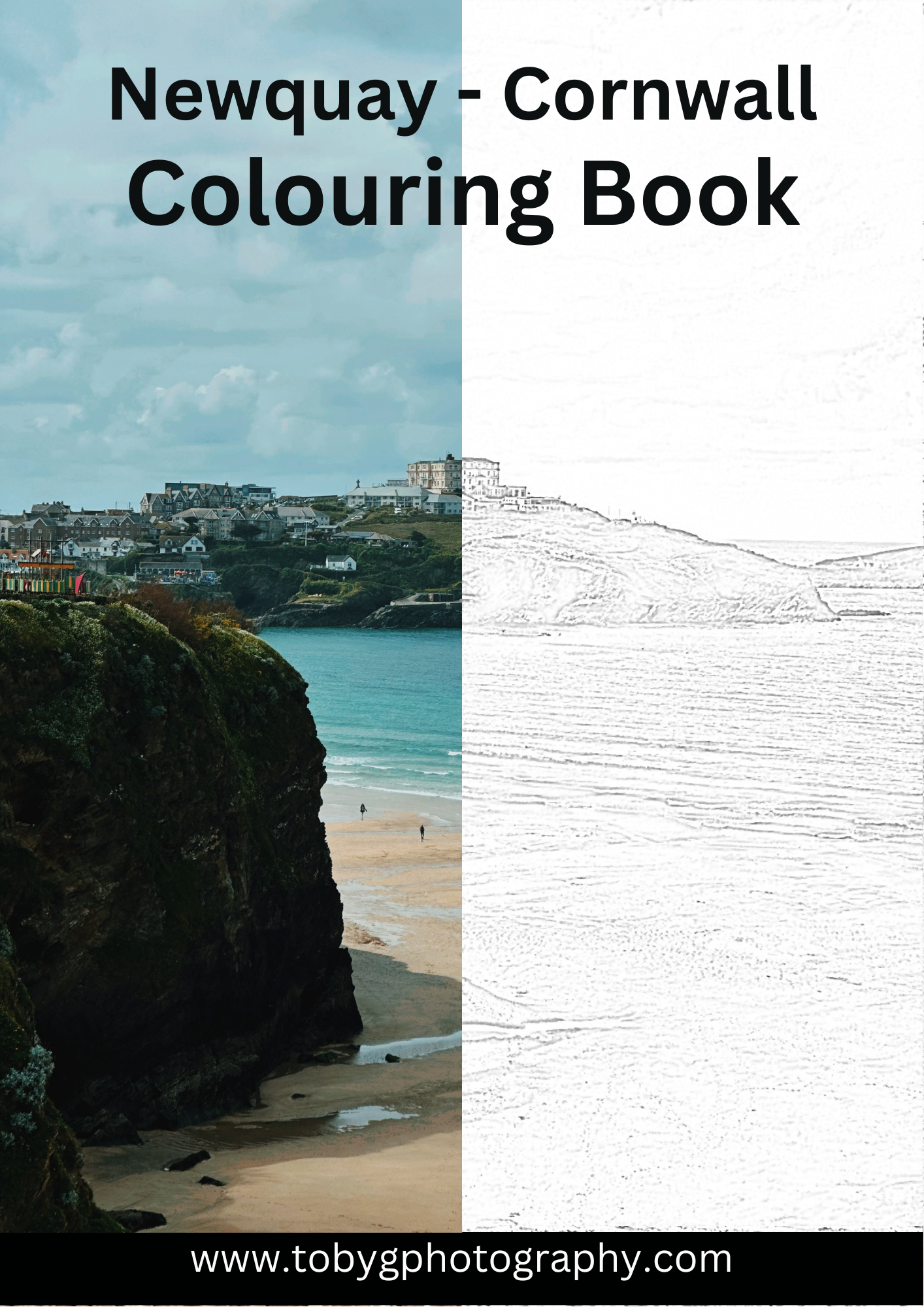 Newquay Cornwall - Colouring Book