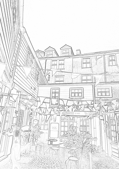 St Ives Cornwall - Colouring Book