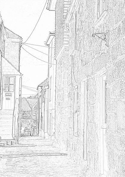 St Ives Cornwall - Colouring Book