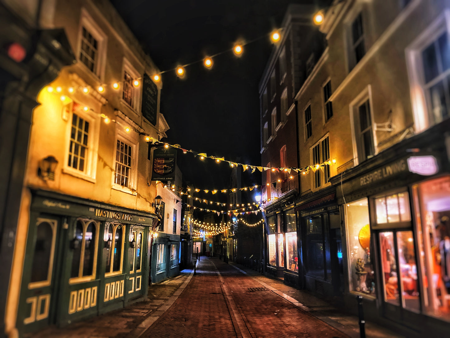 George Street Night Lights - Print