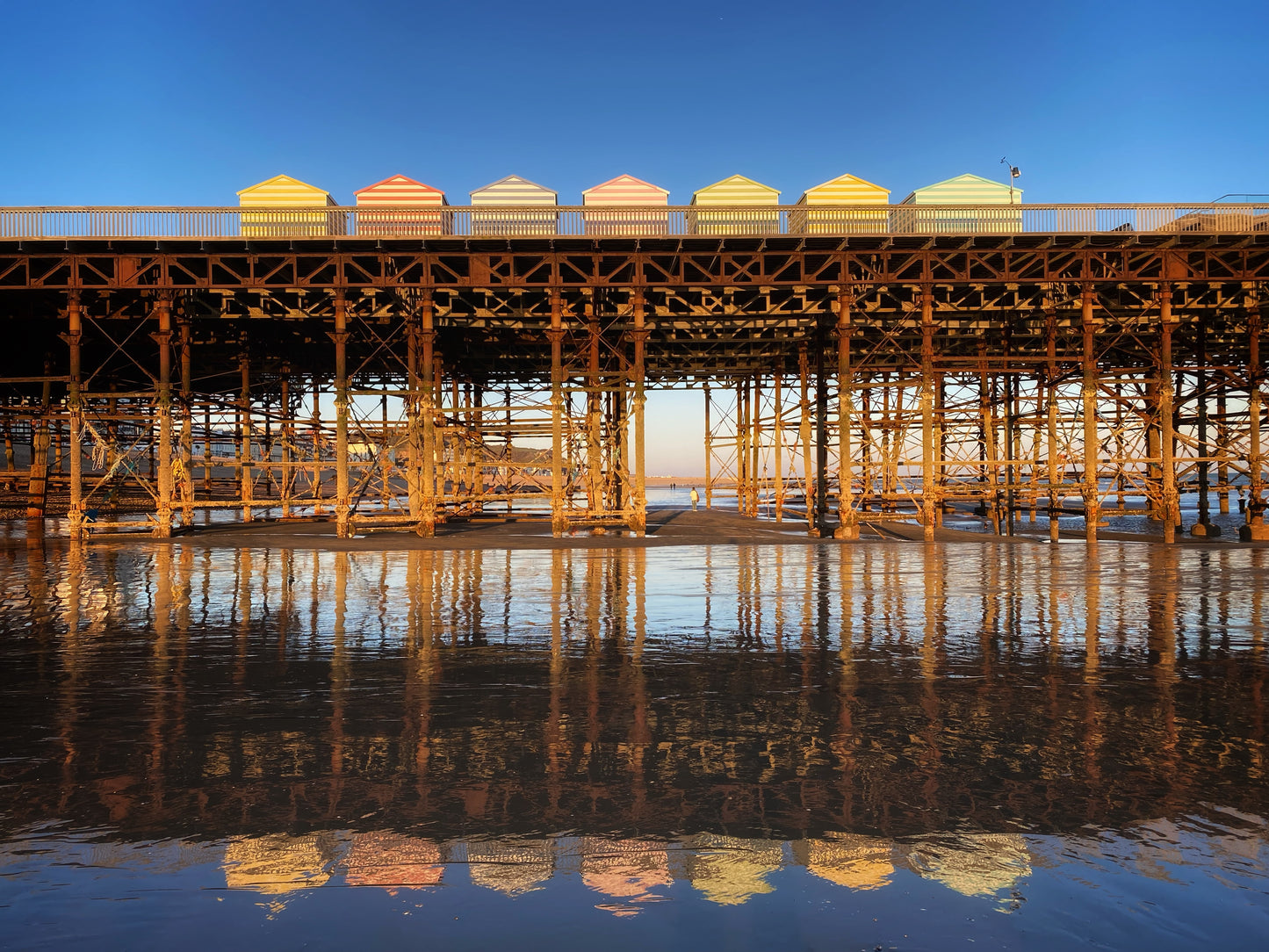 Hastings Pier Reflections - Print