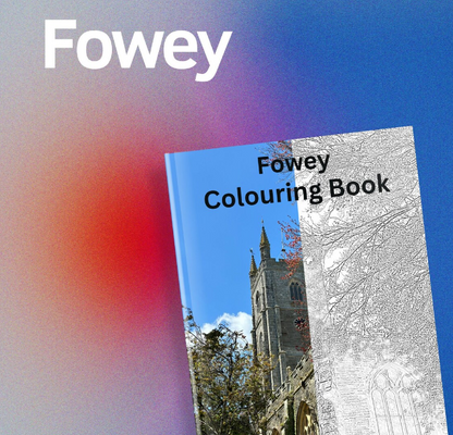 Fowey Cornwall - Colouring Book